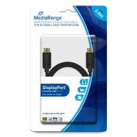 MediaRange DisplayPort Anschlusskabel 10 Gbit/s 2m schwarz (MRCS159)