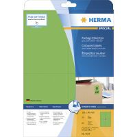 HERMA Etiketten A4 grün 105x148mm Papier matt ablösbar 80St. (4564)