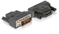 Delock DVI / HDMI Adapter - DVI-D - HDMI FM - Black