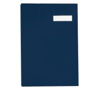 PAGNA Unterschriftsmappe Stoffeinband 20 Fächer blau (24191-22)