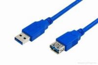 MediaRange Verlängerungskabel USB 3.0 A->A St/Bu 3m blau (MRCS145)