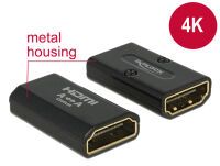 DELOCK HDMI Adapter A -> A Bu/Bu 4K Metallgehäuse (65659)