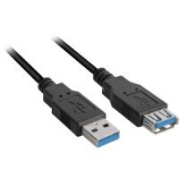 Sharkoon USB3.0 Verlängerung     bk 2,0m (4044951015689)