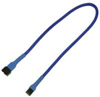 Kabel Nanoxia 3-Pin Verlängerung, 30 cm, blau (NX3PV30B)