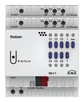 Theben HM 6 T KNX - Heating actuator - DIN rail-mounted - 6 channels - IP20 - White - AC