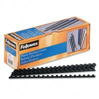 Fellowes Plastikbinderücken Apex 12mm schwa. 100PK 10er-Pack (6201101)