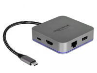 DELOCK Dockingstation USB Typ-C Mobilgeräte 4K HDMI/Hub/LAN/ (87742)