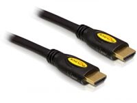 DELOCK HDMI Kabel Ethernet A -> A St/St 1.00m 4K Gold (82584)