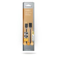 Nedis USB-Kabel| USB 2.0| USB-A Stecker| Buchse| 480 Mbps| Vergoldet| 3.0 m|