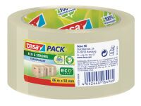Tesa Packband 66m x 50mm Eco&Strong transparent 58153 Packband