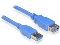 DELOCK USB3.0 Verl. A -> A St/Bu 3.00m blau (82540)