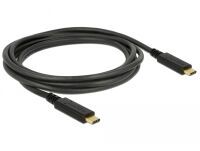 DELOCK Kabel USB 3.1 Gen1 C > C E-Marker 3A 2.0m schwarz (83668)