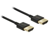 Delock HDMI/HDMI - 4.5 m - 4.5 m - HDMI Type A (Standard) - HDMI Type A (Standard) - 3840 x 2160 pixels - 3D - Black
