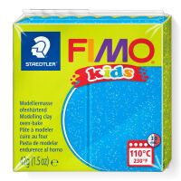 FIMO Mod.masse Fimo kids blau glitter (8030-312)