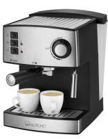 Clatronic ES 3643 schwarz-inox Espressoautomat 15 Bar Siebträgergeräte
