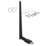 Delock 12535 - Wireless - USB - RF Wireless - Wi-Fi 5 (802.11ac) - Black