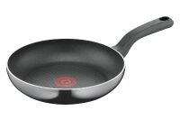 TEFAL D52604 Resist Pfannen 24cm mit Spiegel-Effekt schwarz