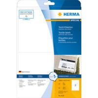 HERMA Textil/Namensetiketten A4 199,6x143,5mm weiß     40St. (4519)