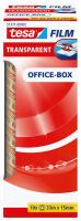 tesafilm Office Box Rolle 33m 15mm transparent         10St. (57371-00002-06)