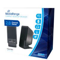 MediaRange Aktivbox Compact Desktop Speaker USB 2.0 black (MROS352)