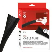 Label-the-Cable LTC Klettrolle Cable Tube 2m zum Bündeln&Ordnen von Kabeln W (LTC 5120)