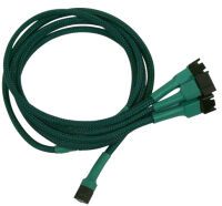 Kabel Nanoxia 3-Pin auf 4 x 3-Pin Adapter, 60 cm, grün (NX34A60G)