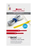 Label-the-Cable LTC Klettbinder Basic10er Set zum Bündeln & Ordnen Mix (LTC 1130)