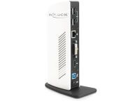 Delock 87568 - Wired - USB Type-A - USB Type-B - 10,100,1000 Mbit/s - Black - White - USB - 1.6 GHz - 30GB HDD