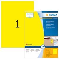 HERMA Etiketten A4 gelb 210x297 mm Papier matt  100 St. (4401)