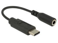 DELOCK Audio Adapter USB Type-C -> 3,5mm St/Bu 0.14m sw (65842)