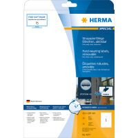 HERMA Folien-Etiketten A4 210x297mm   weiß ablösbar    20St. (4577)