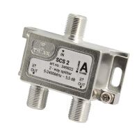 Triax Sat-Verteiler F-Stecker 6.2 dB / 5-2400 MHz - 2 Ausgänge