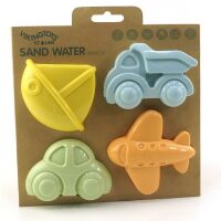 Vikingtoys Ecoline 4 Fahrzeuge Sandformen