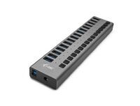 I-TEC USB 3.0 Charging HUB 16port port mit externem Netzadapter 90W 16x USB Ladeport fuer Tablets No