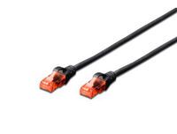 DIGITUS CAT 6 U/UTP Patchkabel - LSZH, 5m, schwarz (DK-1617-050/BL)