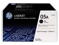 HP 05A 2-pack Black Original LaserJet Toner Cartridges - 4600 pages - Black - 2 pc(s)