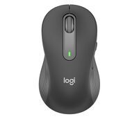 Logitech Signature M650 L Wireless Mouse - Left-hand - Optical - RF Wireless + Bluetooth - 2000 DPI - Graphite