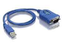 TRENDnet TU-S9 - Blue - USB Type-A - DB-9 - Male - Male - CE - FCC