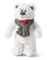 Lumpin Teddy Bär Plüschtier gross weiss 94178