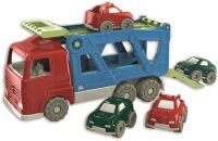 Androni Lastwagen mit Autos Babyspielzeug aus Recycling Kunststoff 6098