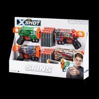 X-SHOT-DART SKINS MENACE 4 PISTOLEN
