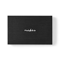 Nedis Festplattengehäuse / 2.5 " / SATA III 6 Gb/s / USB 3.2 Gen1 / USB Type-A / Aluminium / Plastik