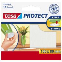 tesa Protect Filzgleiter rechteckig 100 x 80mm weiß (57891-00000-01)