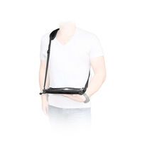 Mobilis ERGONOMIC SHOULDER STRAP . - Notebook - Black - Carabiner