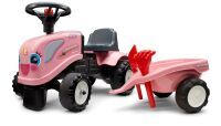 Traktor mit Anhänger und Schaufel Baby Girl New Holland