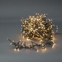 Nedis Weihnachtsbeleuchtung / Cluster / 576 LED's / Warmweiss / 4.20 m / Lichteffekte: 7 / Innen- und Aussenbereich / Netzstromversorgung