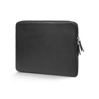 Trunk Leder Sleeve für MacBook Air/MacBook Pro 13", schwarz