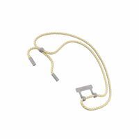 Woodcessories Lanyard für Change Case grau/gelb