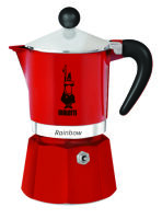 Bialetti Rainbow - 0.27 L - Aluminum - Thermoplastic - Red - 220 mm - 9.5 cm