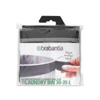 Brabantia Wäschekorb-Sack Ersatz für Wäschebox, 30-35 L  Grey Zubehör Waschen, Trocknen und Bügeln